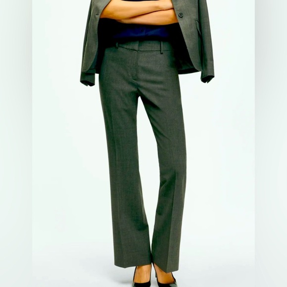 Loro Piana Brooks Brothers Stretch Wool Flare Trouser pants sz 4 - Picture 1 of 9